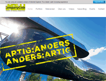 Tablet Screenshot of companycode.at
